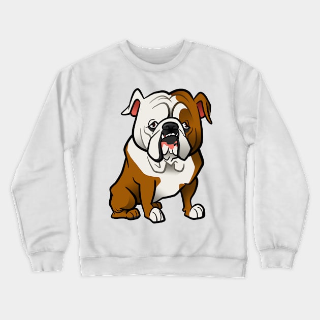 English Bulldog Crewneck Sweatshirt by binarygod
